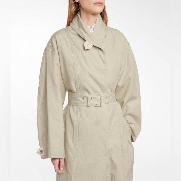 Etoile Isabel Marant - Peter Oversized
Cotton And Linen Trench Coat - Picture 5 of 7
